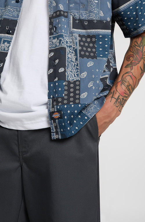 Chemise DICKIES Glandorf SS Dark Navy
