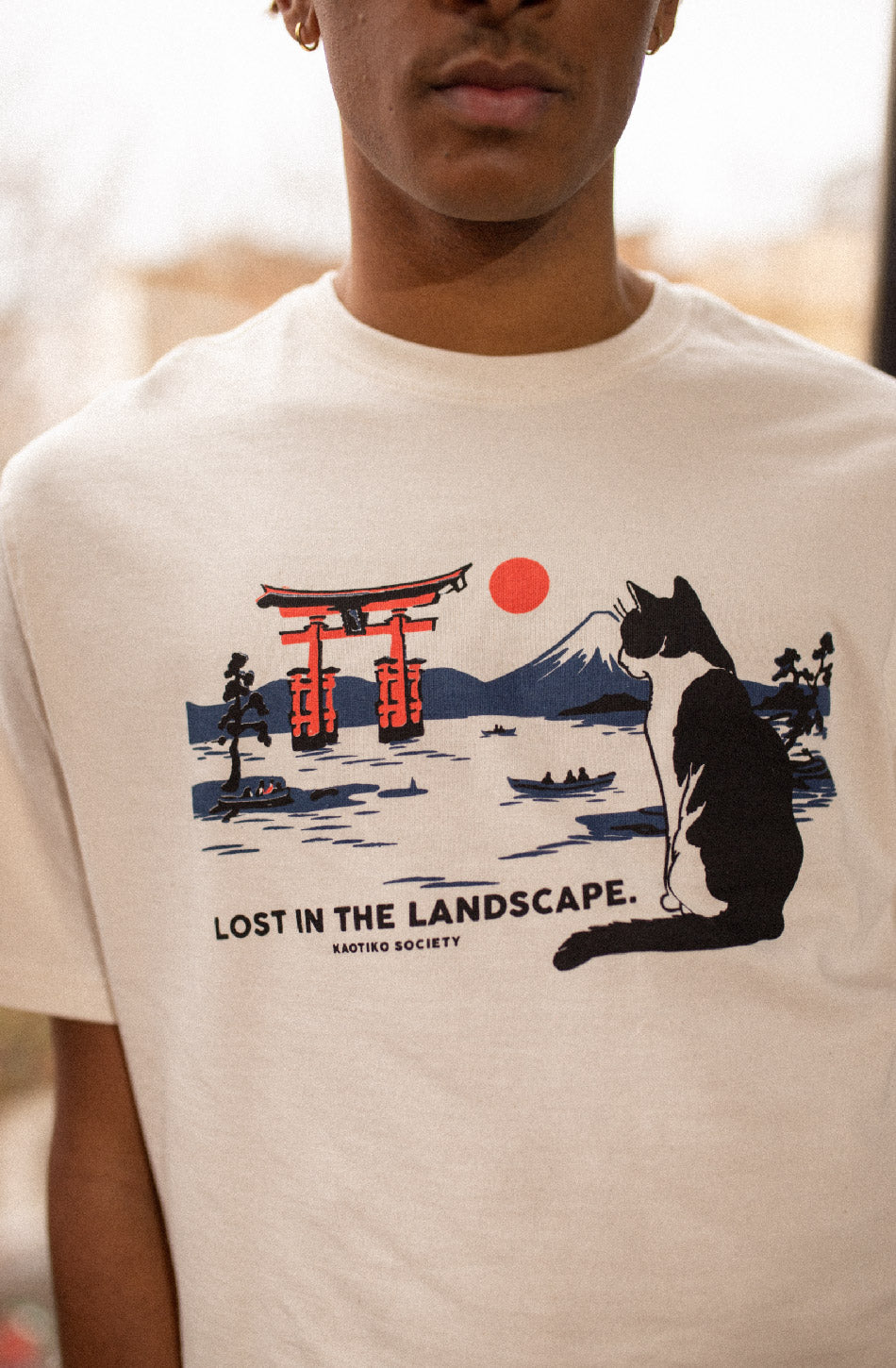 Landscape Organic Cotton Ivory T-shirt