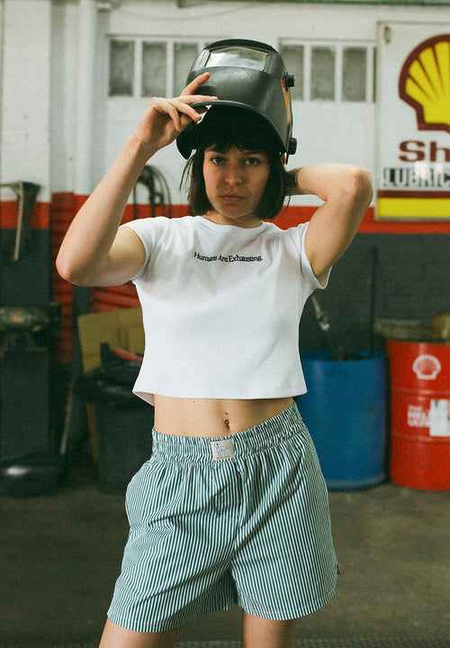 Camiseta Humans Are Exhausting White