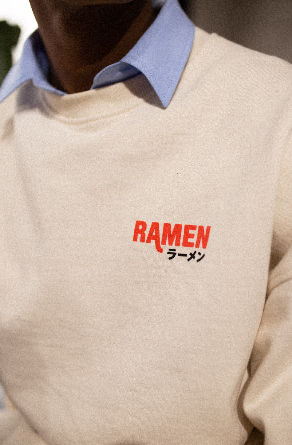 Ramen Osaka Elfenbeinfarbenes Sweatshirt