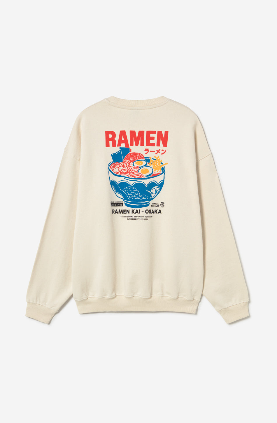 Ramen Osaka Ivory Sweatshirt - Kaotiko