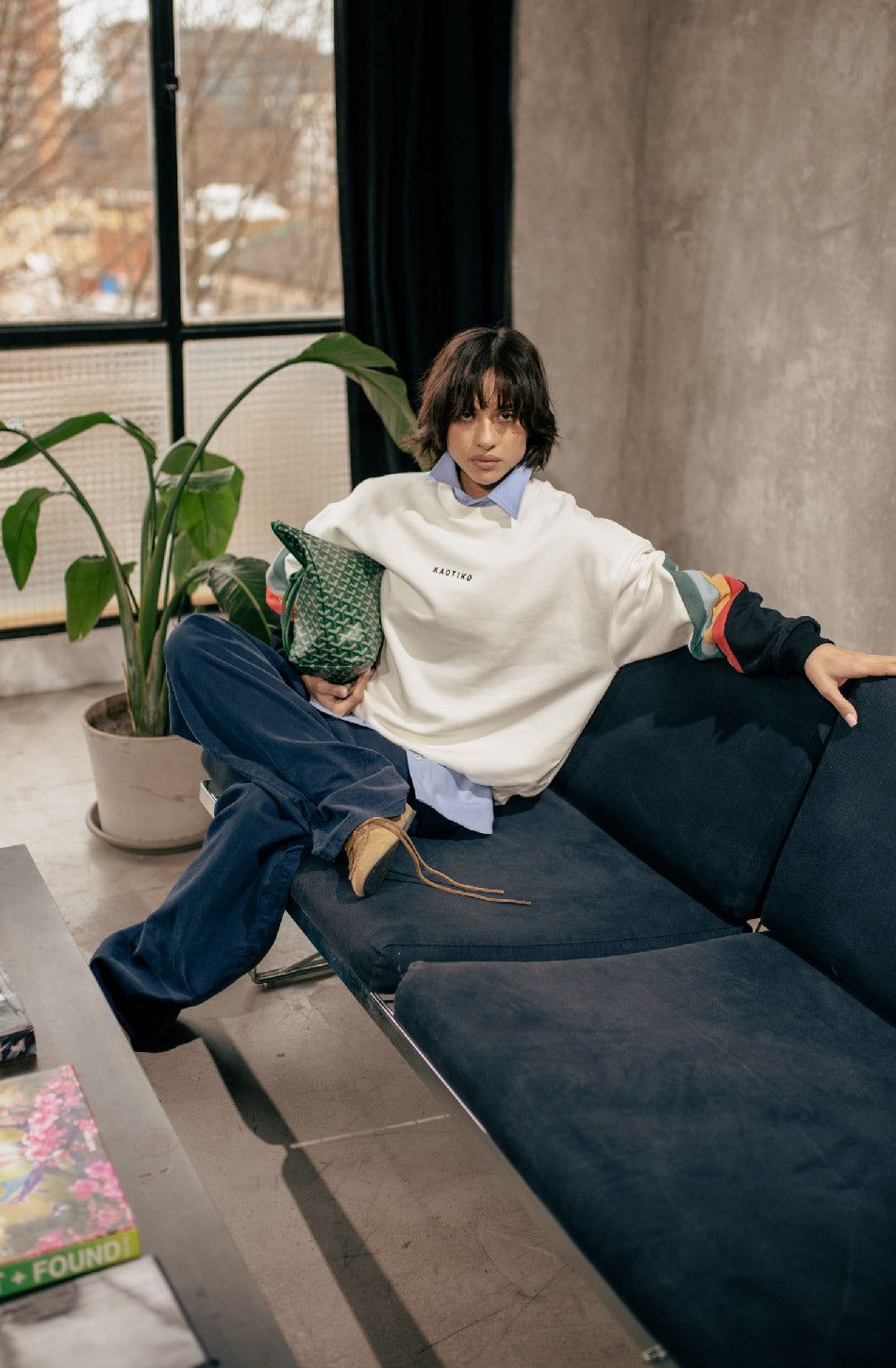 Walker Ivory/Heura/Steel/Saffron Sweatshirt