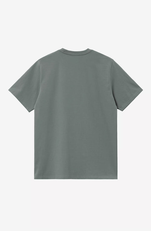 Carhartt WIP Kurzarm-T-Shirt mit Tasche, Samtgrün