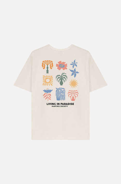 Camiseta Paradise Organic Cotton Ivory