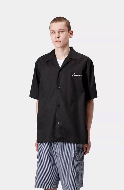 CARHARTT Delray Black/White Shirt