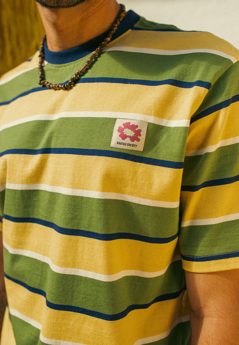 Stripes Island Yellow/Green T-shirt