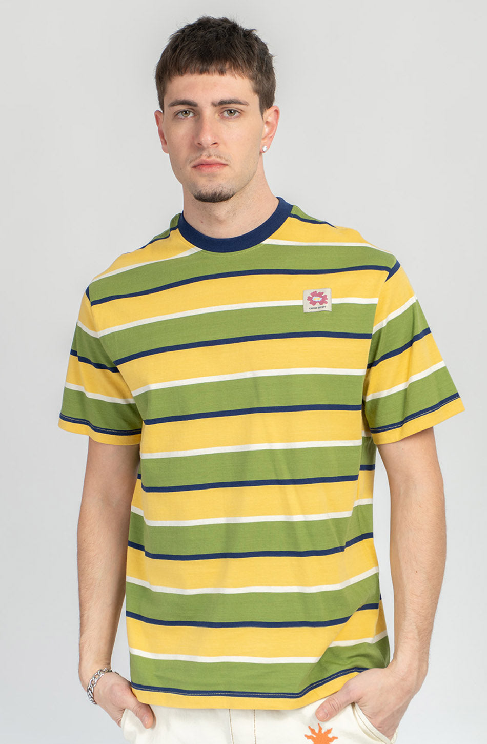 Stripes Island Yellow/Green T-shirt