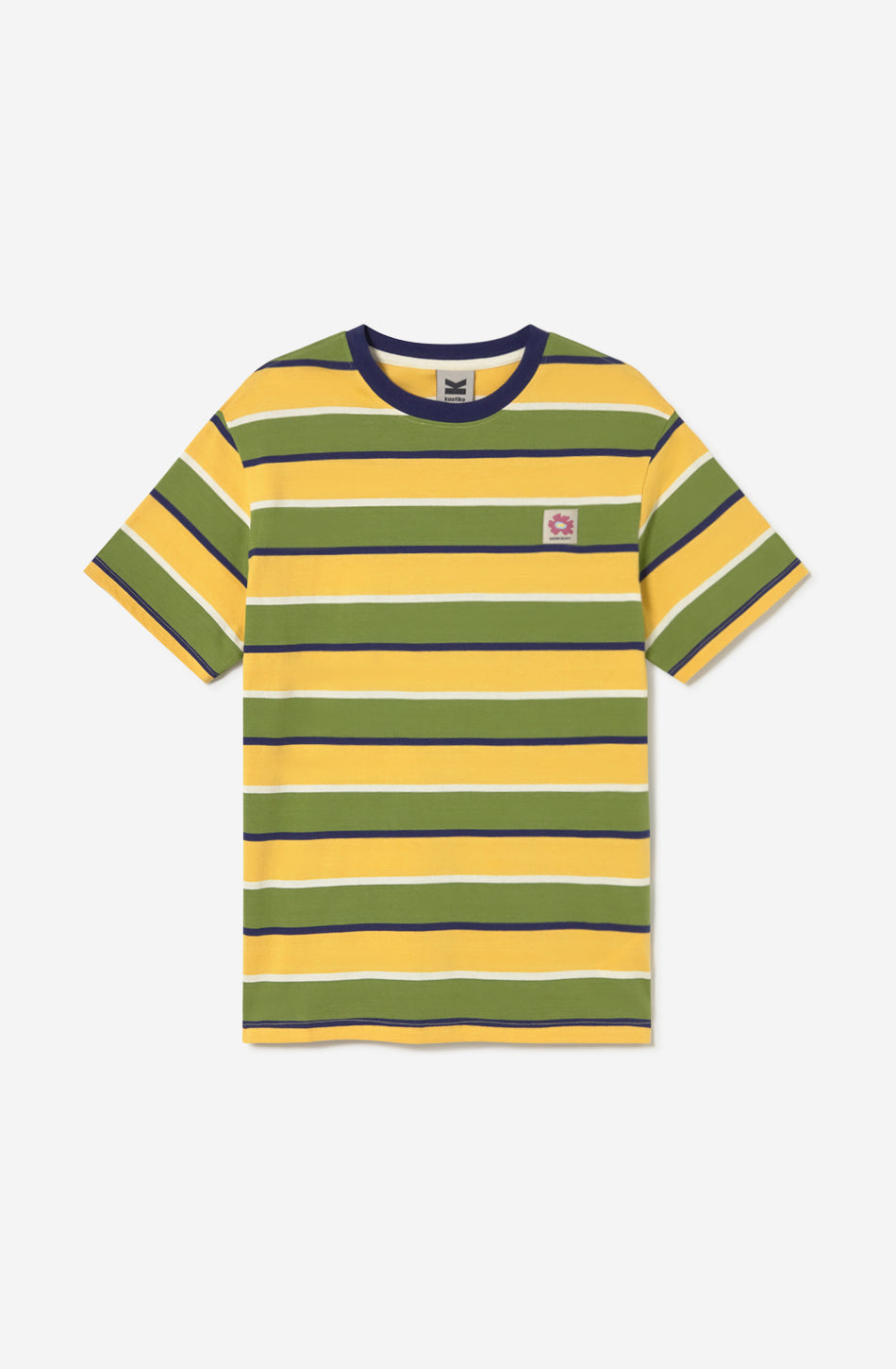 Stripes Island Yellow/Green T-shirt