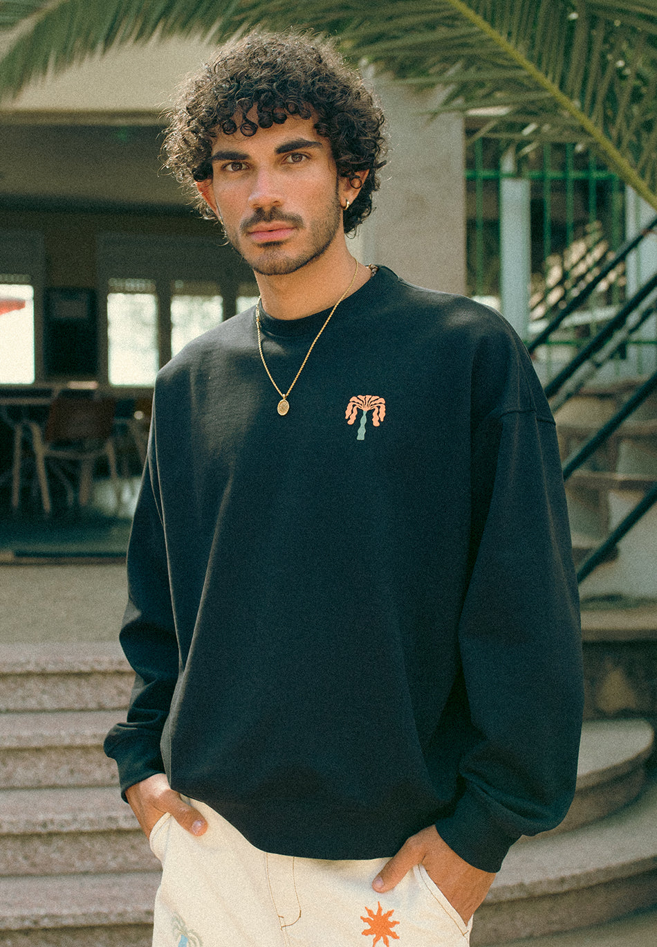 Virgin Paradise Schwarzes Sweatshirt