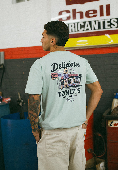 Camiseta Delicious Donuts Fresh Green