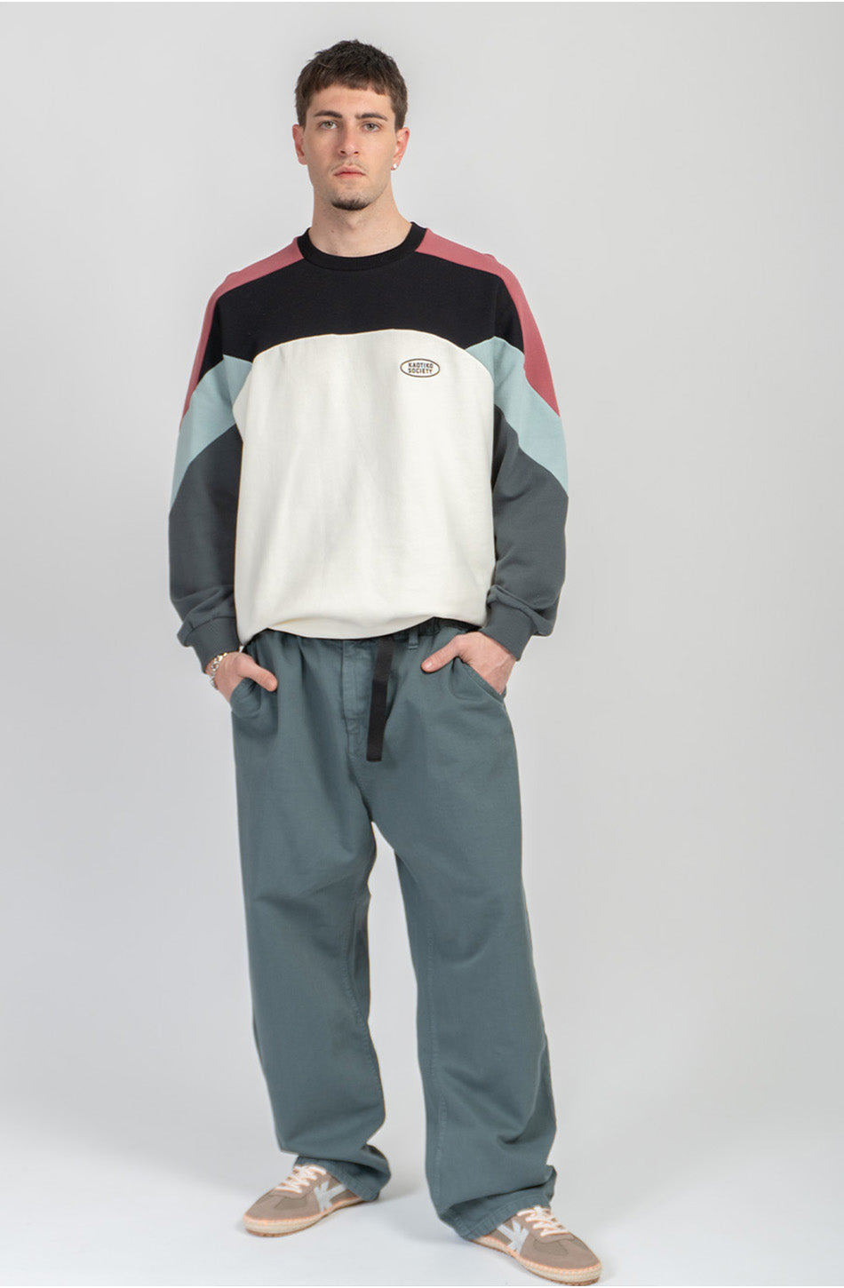 Dru/Ivory/Black/Jade/Cloud Sweatshirt