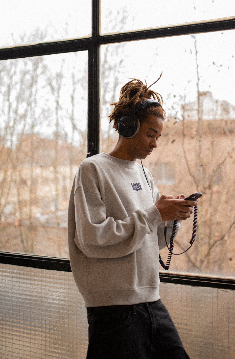 Long Nights Gray Sweatshirt