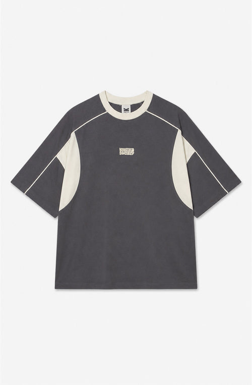 Camiseta Focus Panels Green unisex con gráfico de inspiración urbana Kaotiko BCN