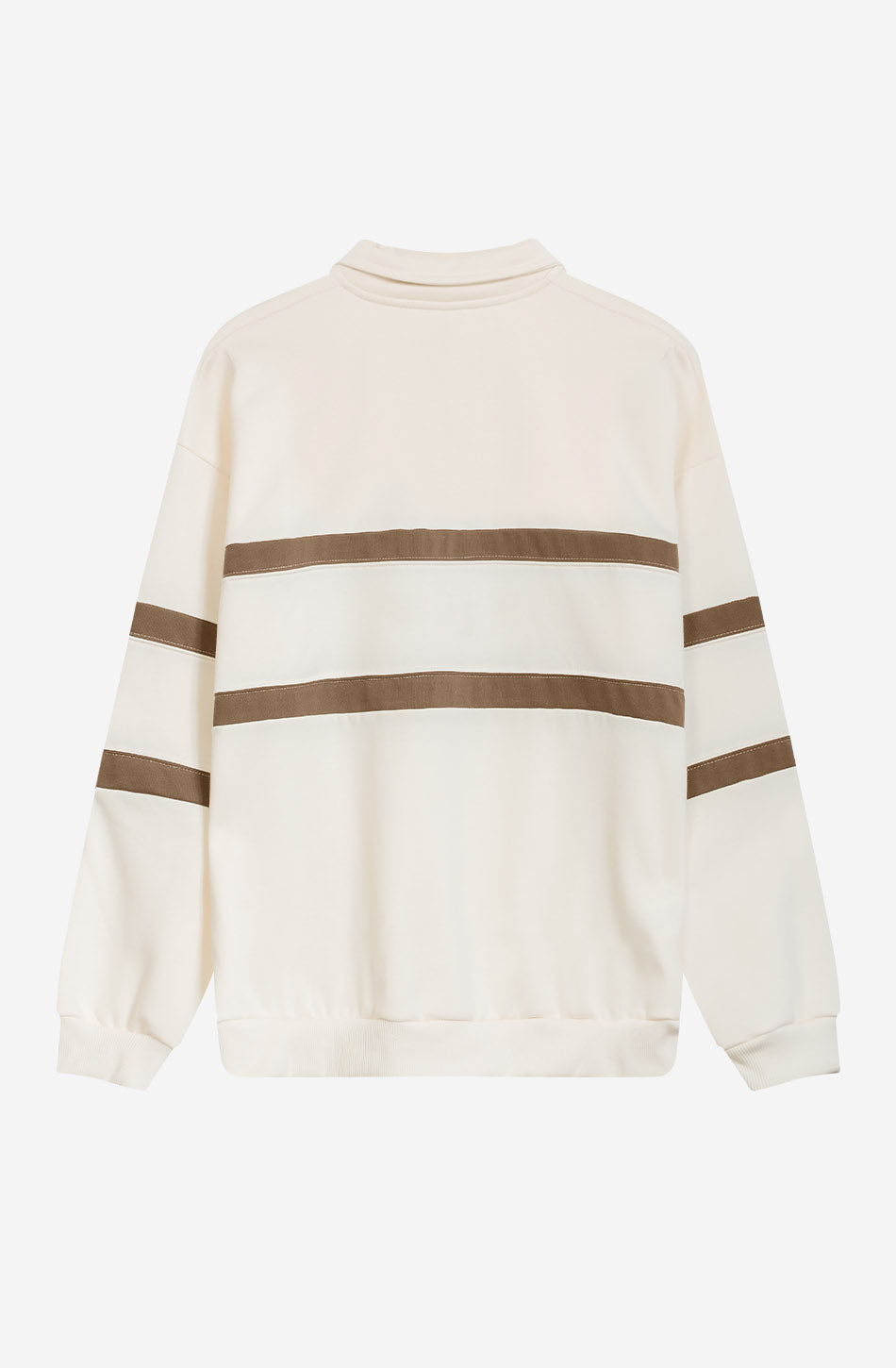 Berwin Polo Sweatshirts Ivory/Camel