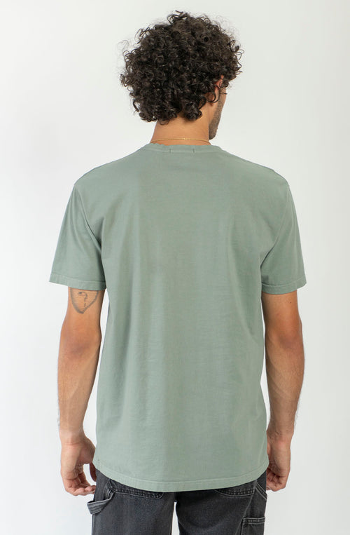 Camiseta Basic Washed Khaki