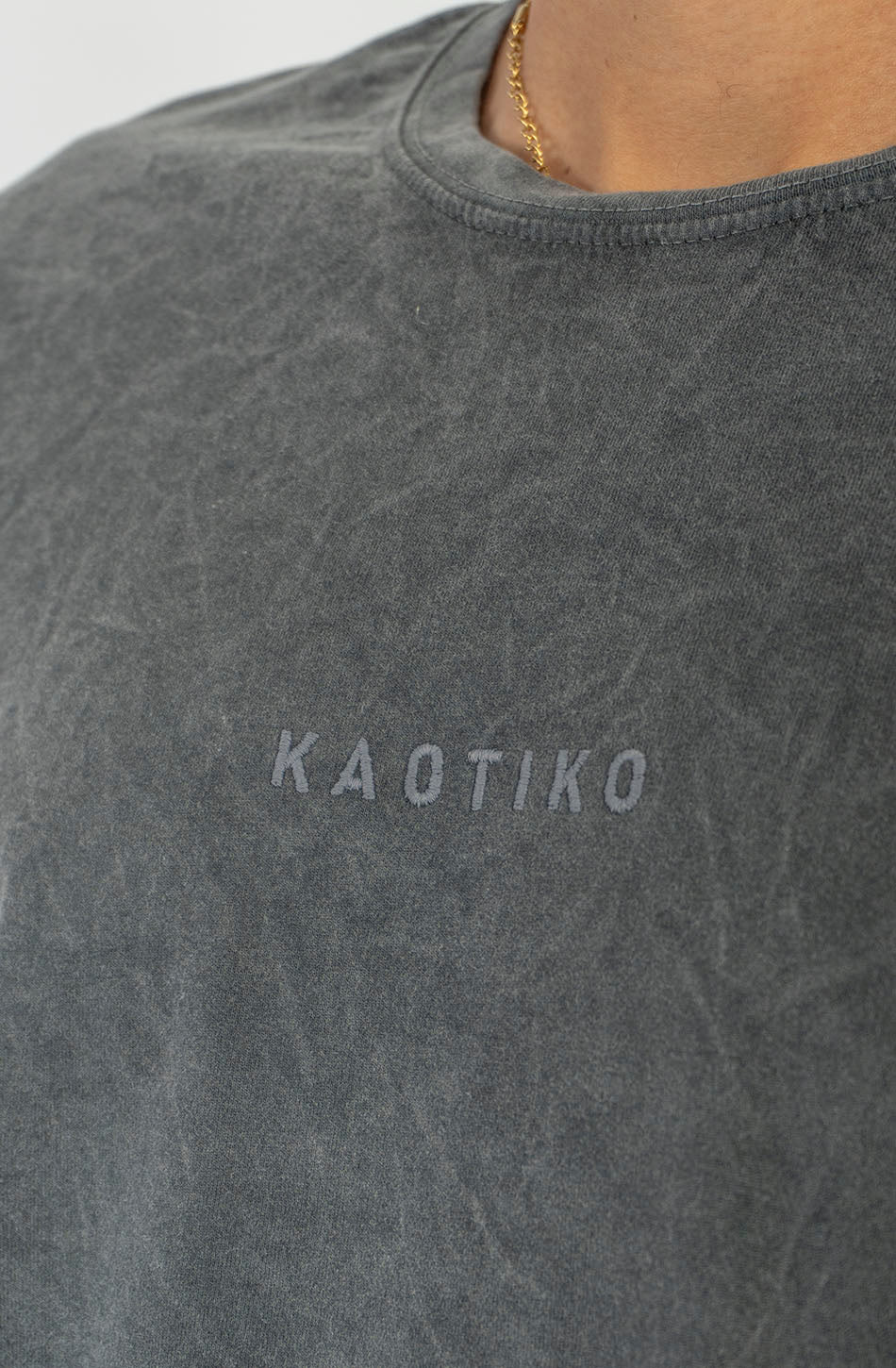 Basic Washed Black T-shirt