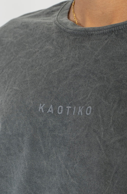 Basic Washed Black T-shirt