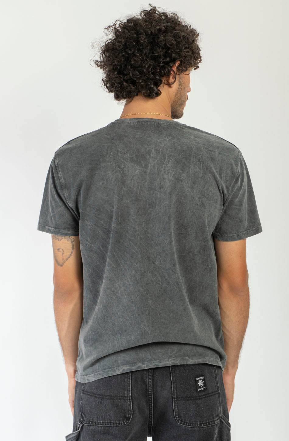 Basic Washed Black T-shirt