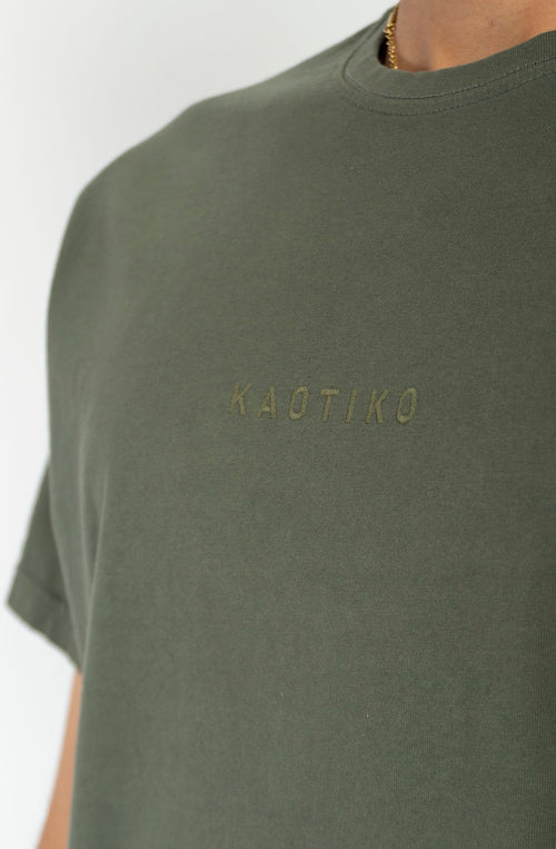 Basic Washed Army T-Shirt
