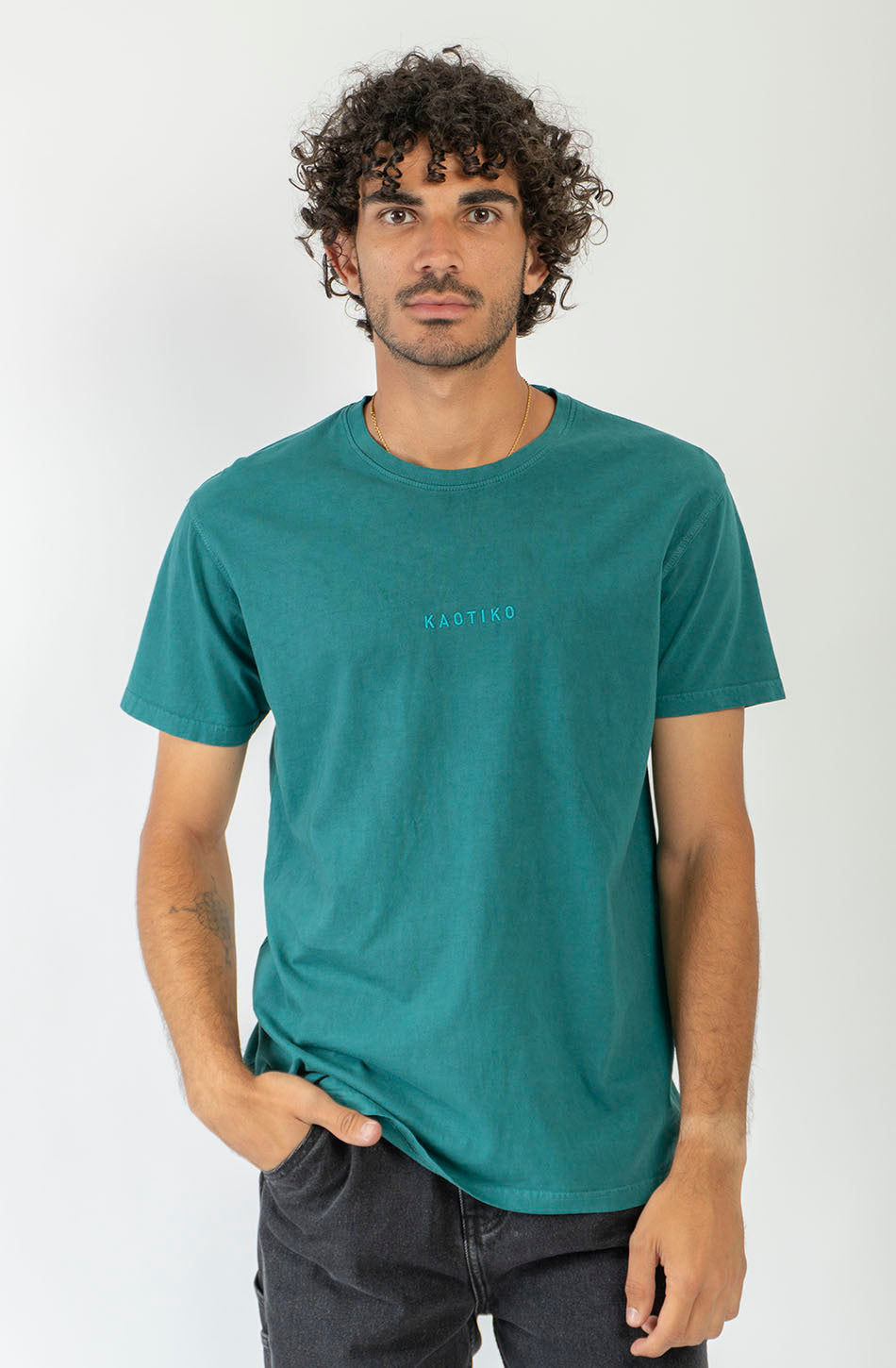 Basic Washed Basil T-Shirt