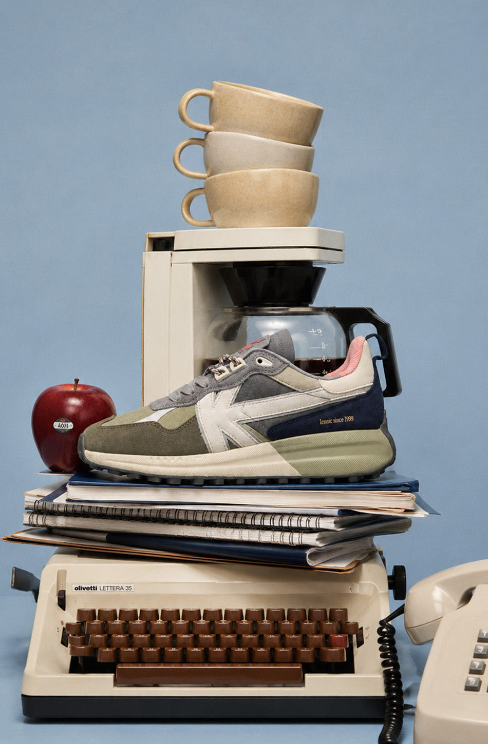 Detroit Multi Suede Khaki Sneakers