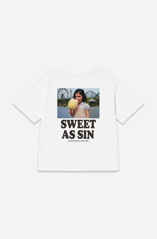 Camiseta Sweet As Sin White
