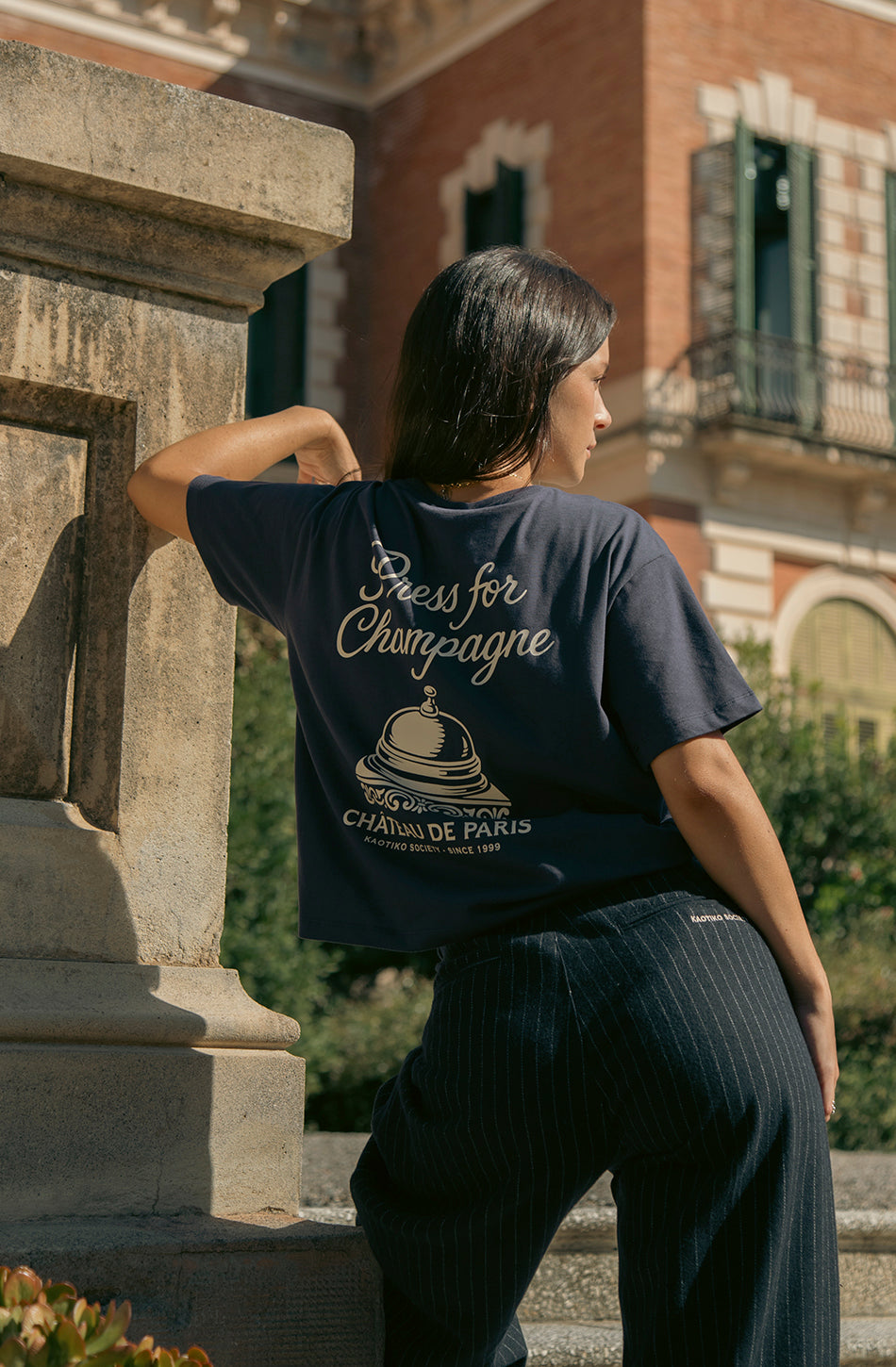 Camiseta Champagne Navy