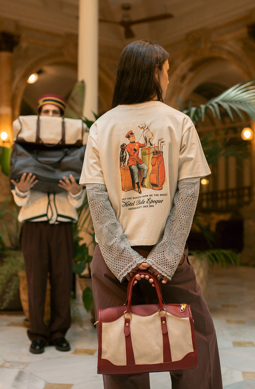 T-shirt Forget The Guests Organic Ivory
