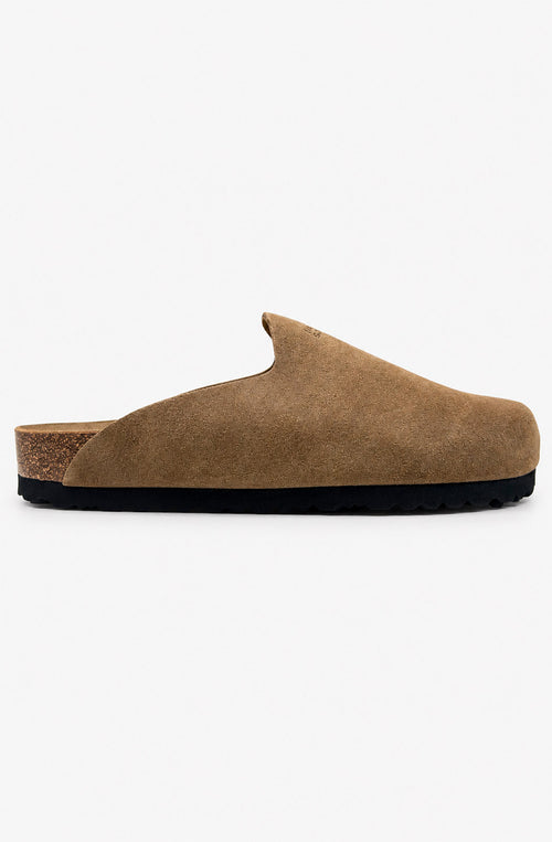 Zuecos Kaotiko Cloggy Mule Taupe Mujer