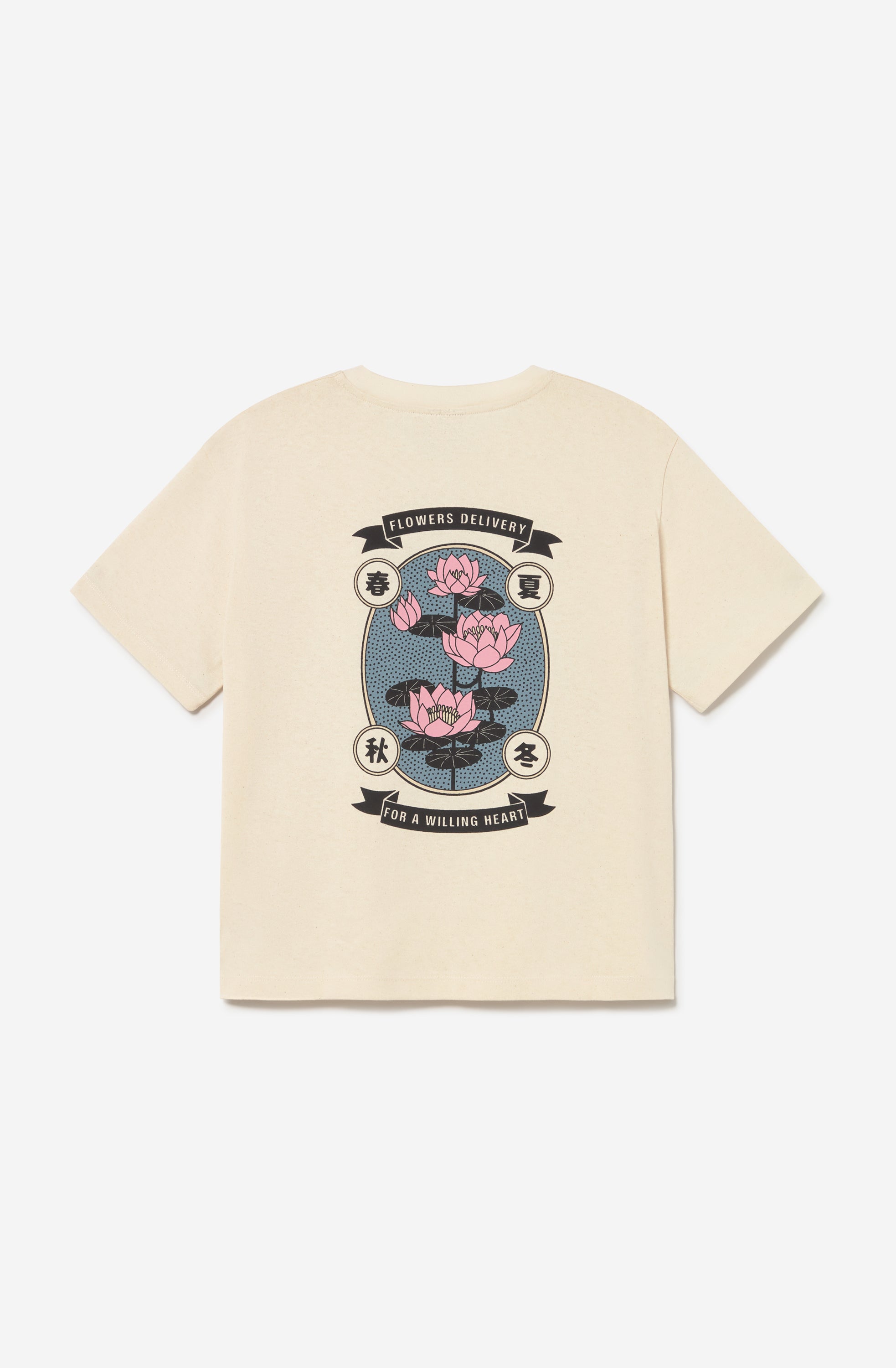 Camiseta Flowers Delivery Organic Cotton