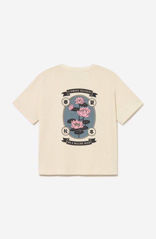 Camiseta Flowers Delivery Organic Cotton
