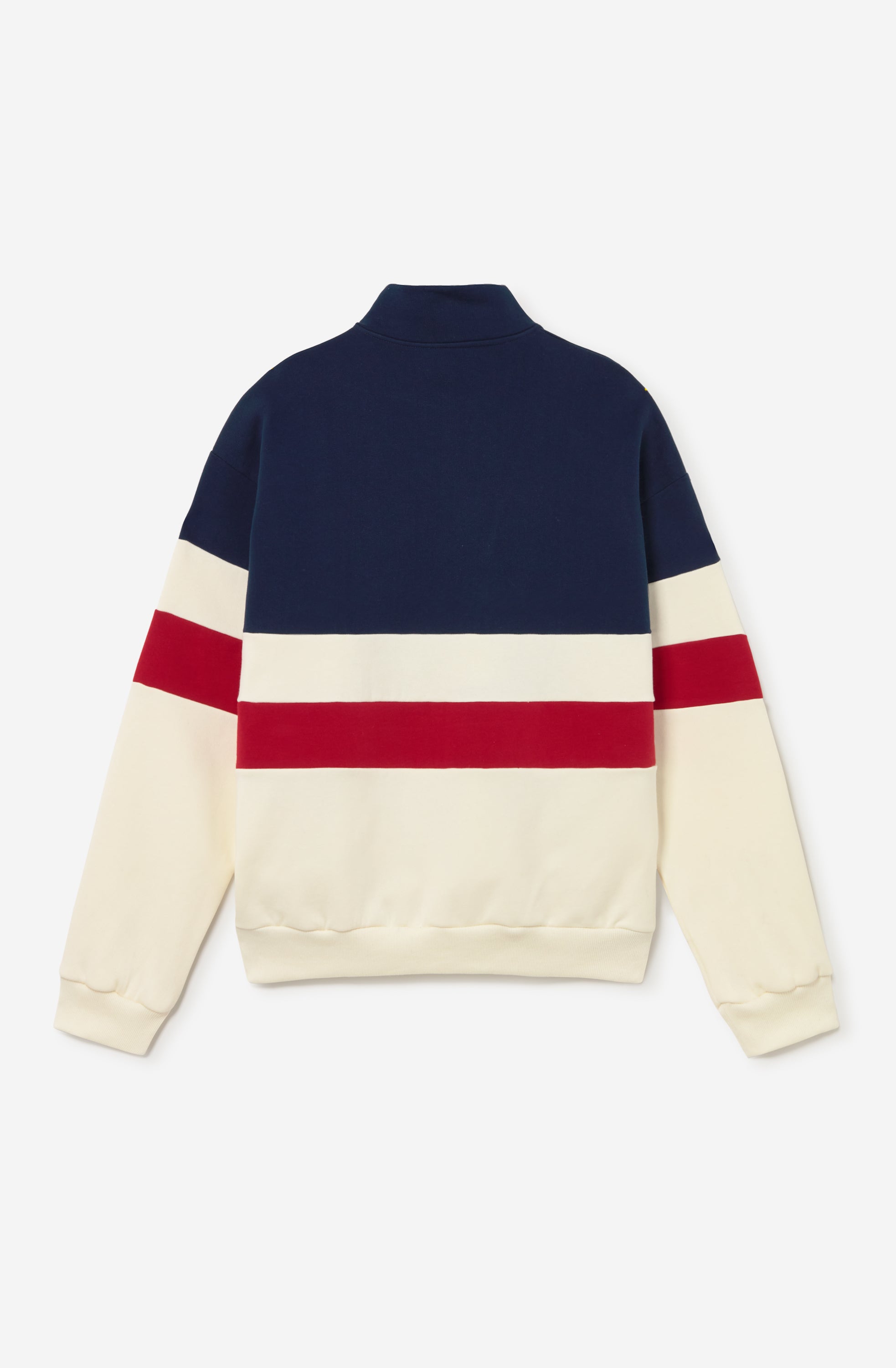 Sudadera Crew  Zipper Carter Ivory/Blue/Salsa
