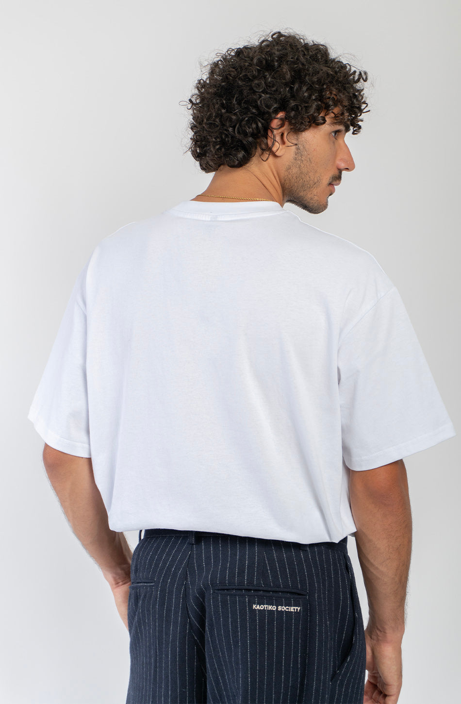 Camiseta Cropped Bouquet Organic Cotton White