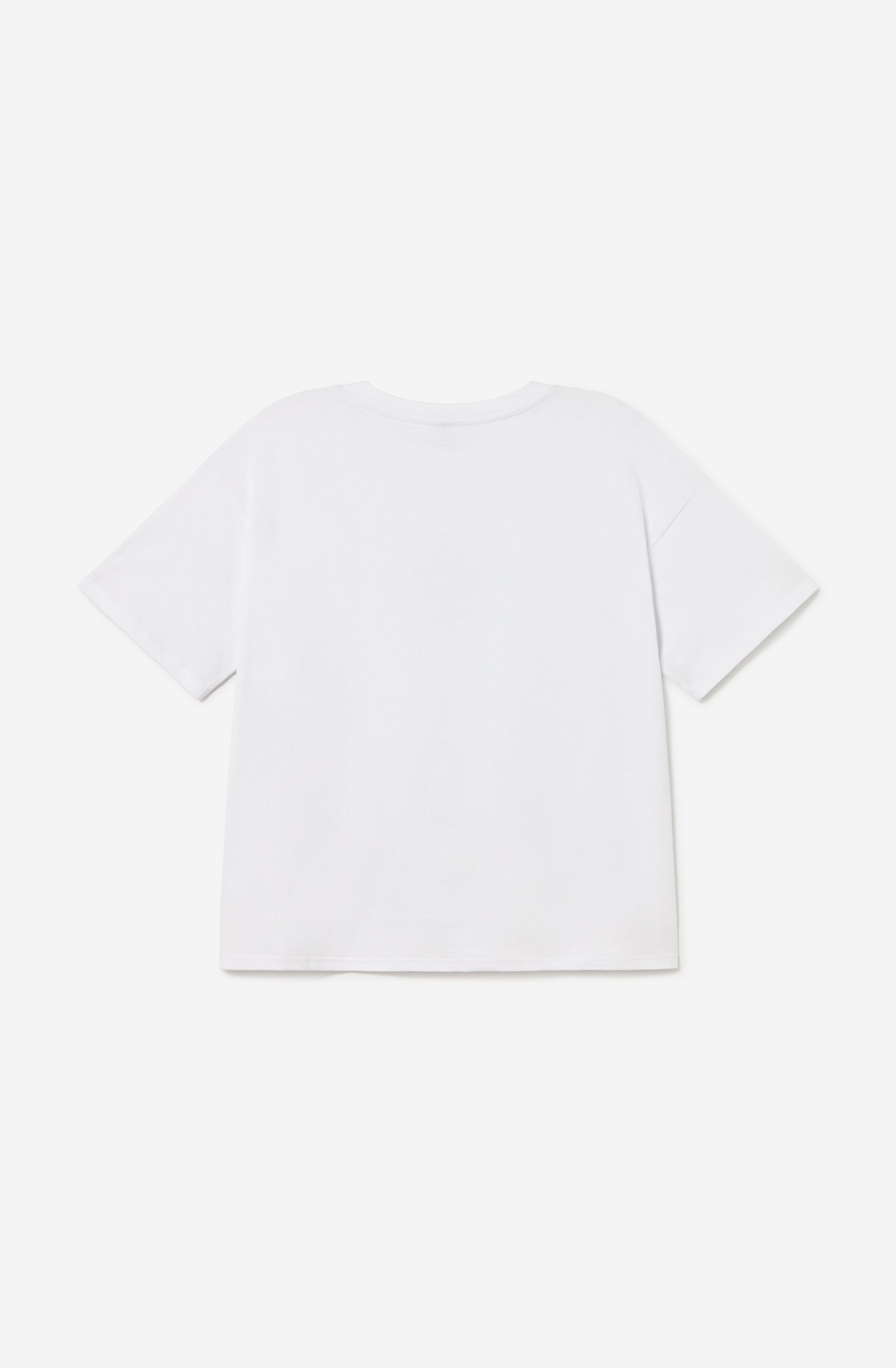 Camiseta Cropped Bouquet Organic Cotton White