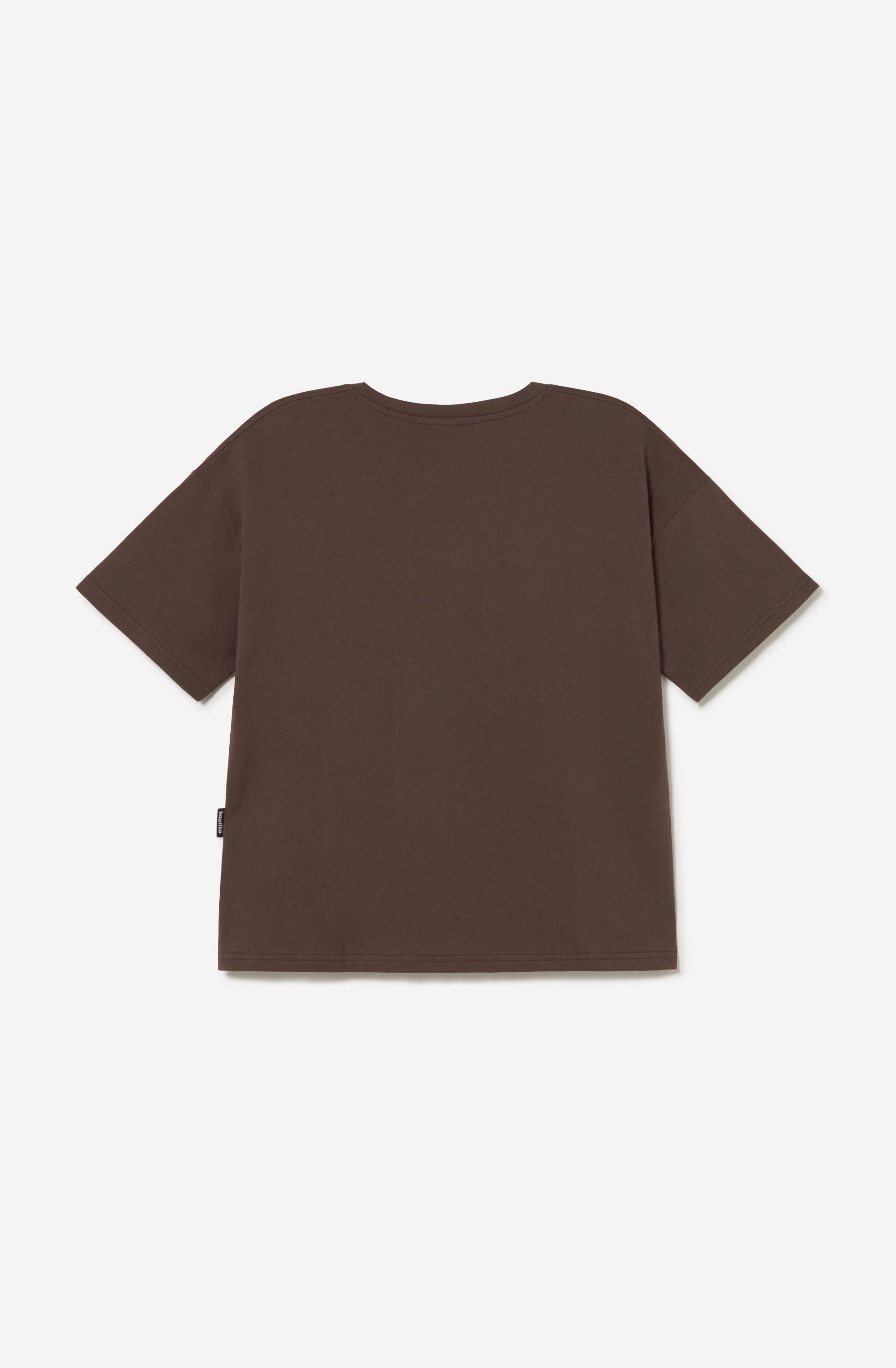 Camiseta Cropped Bouquet Organic Cotton Brown