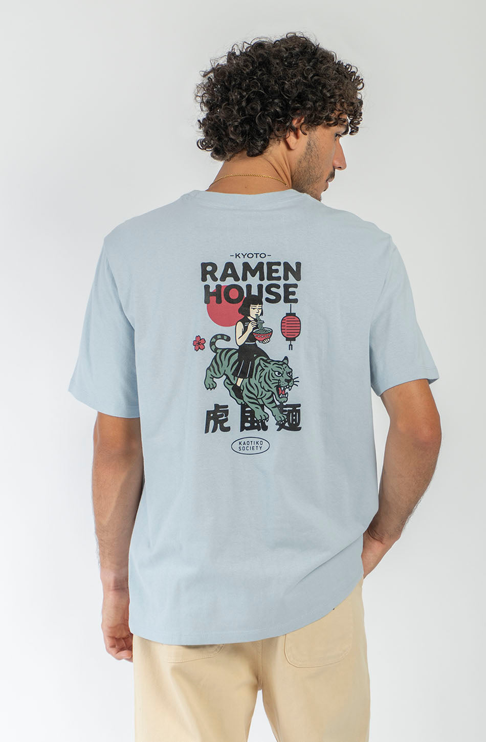 Camiseta Regular Ramen House Niagara para hombre con diseño gráfico japonés Kaotiko BCN
