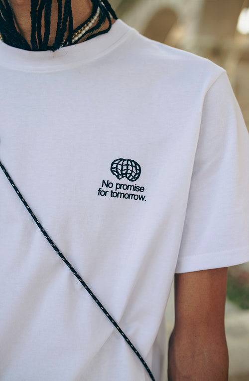 T-shirt Regular This Is No Time Organic White