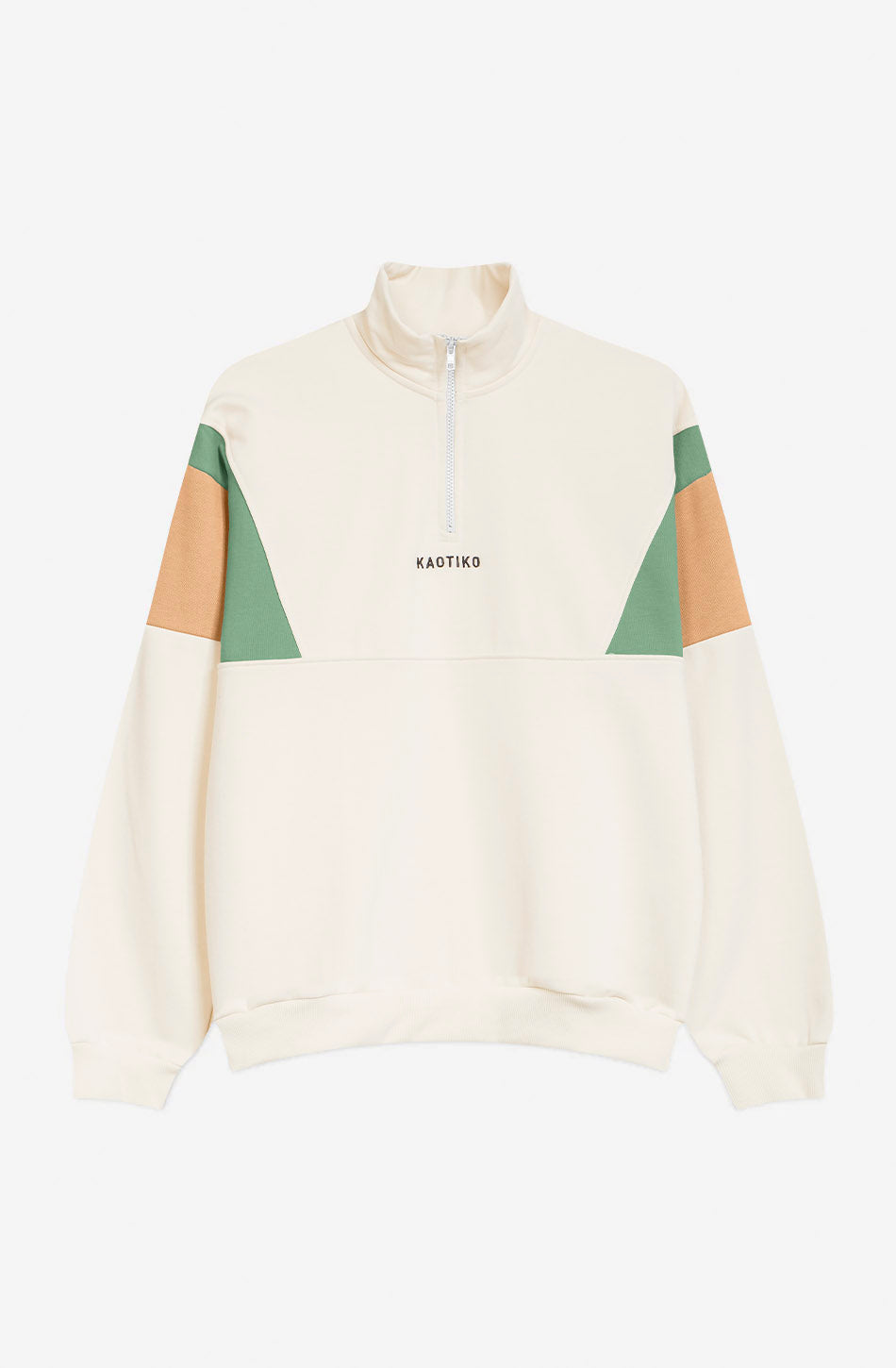 Sudadera Arthur Ivory Forest Green Salmón de hombre colección The Icons