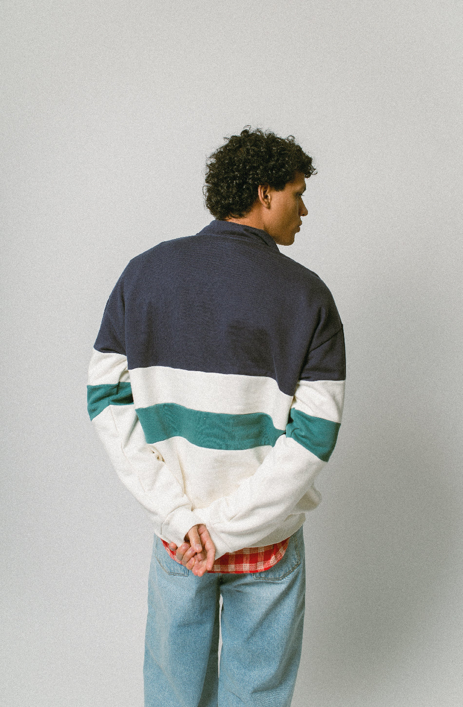 Carter Ivory/Navy/Heura Sweatshirt