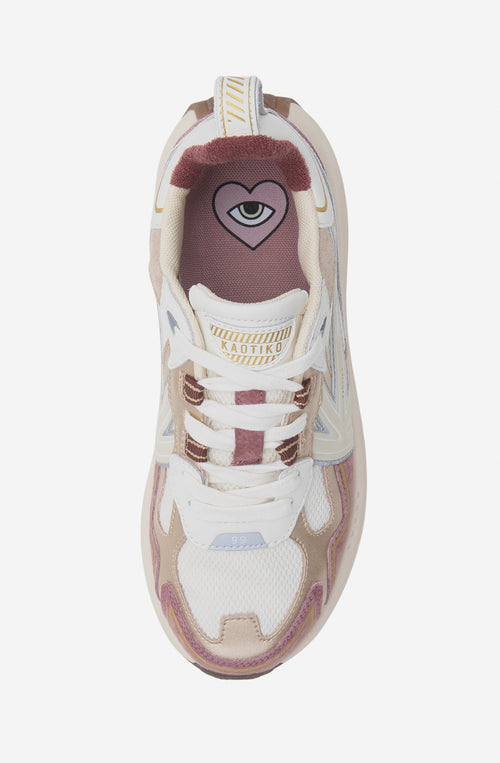 Kaotiko Detroit Tech Antique Mauve Sneakers