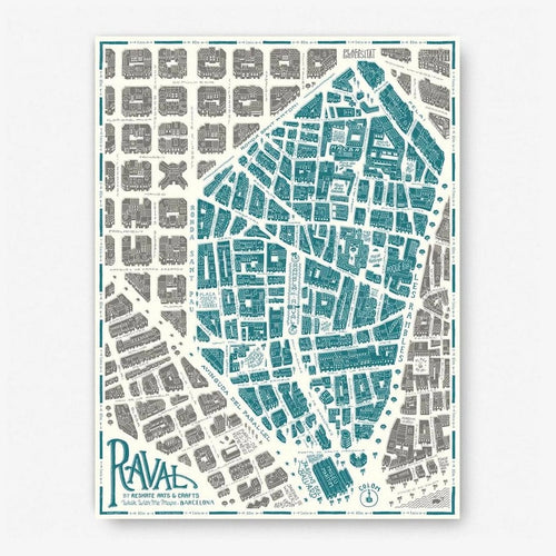 Barcelona-Raval Map