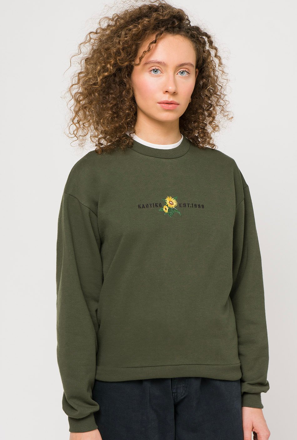 Sweat-shirt Sunflower Vert