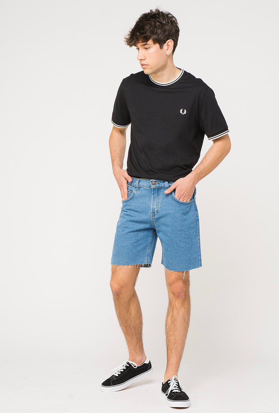 Camiseta Fred Perry Negra