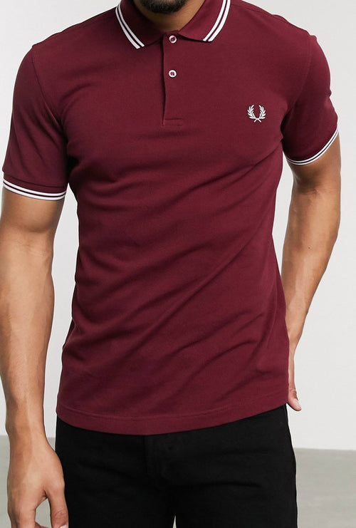 Polo Fred Perry Bordeaux