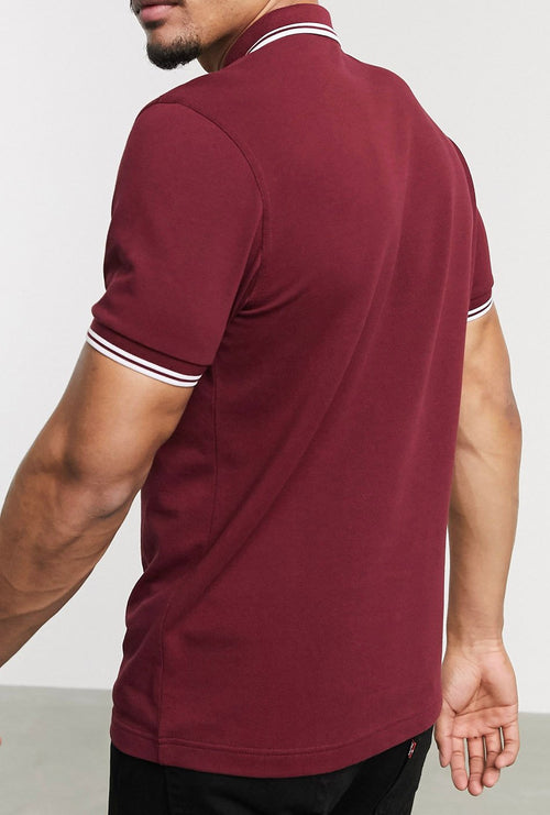 Fred Perry Burgundy Polo Shirt