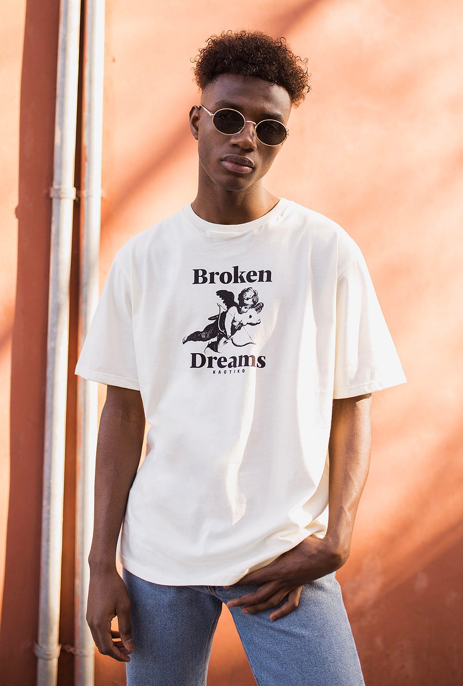Camiseta Broken Dreams Blanca