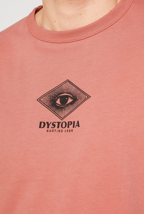 Camiseta Dystopia Salmón