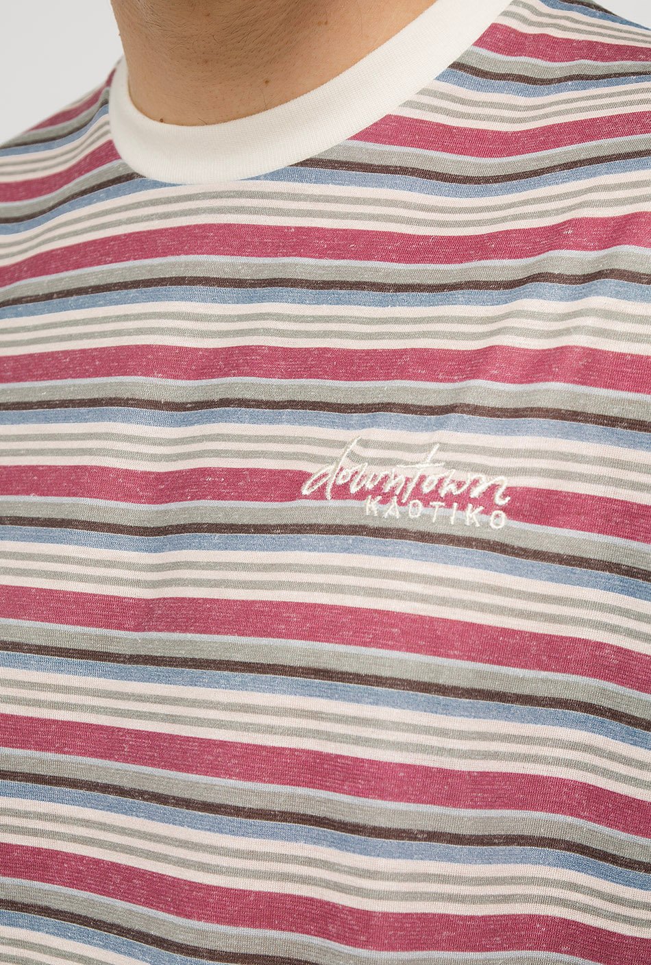 Downtown Stripes Red T-Shirt