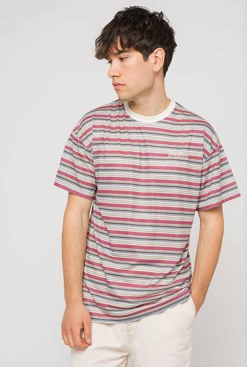 Downtown Stripes Red T-Shirt