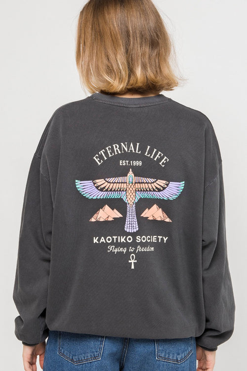 Eternal Life Washed Sweatshirt